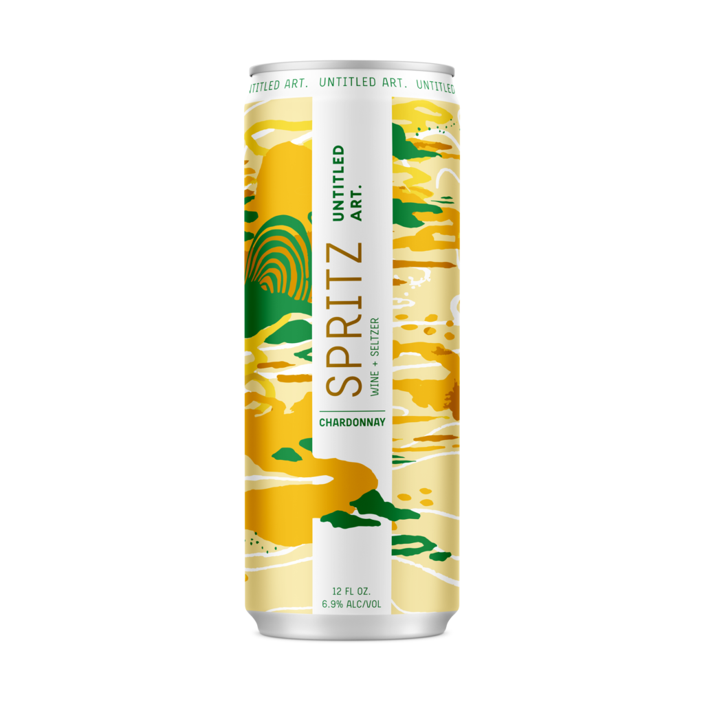 A can of spritz on a white background.