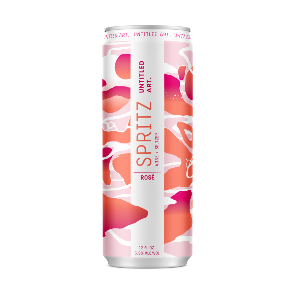 A can of spritz on a white background.