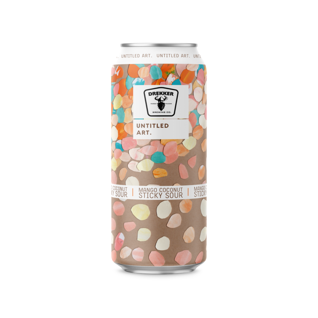 An image of a can of ice cream with sprinkles on it.