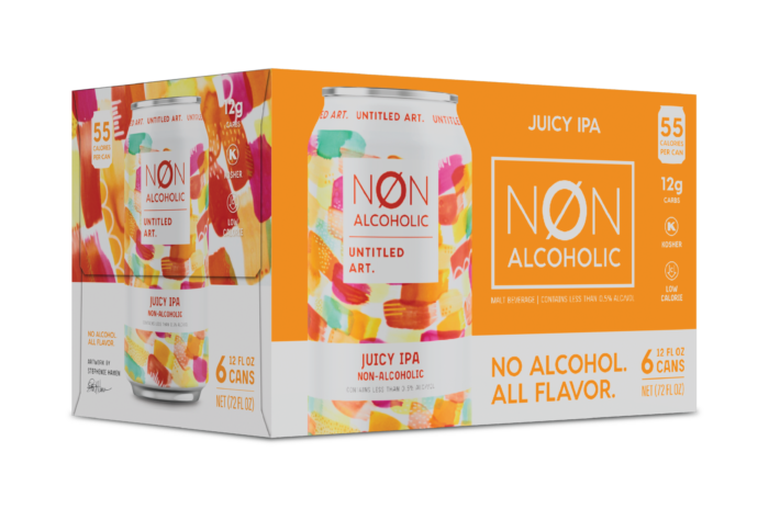 Non alcoholic Non-Alcoholic Juicy IPA (6pk) in a box.