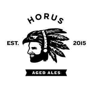 A logo for horus aged ales.