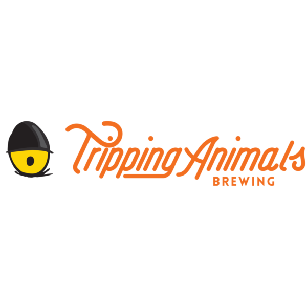 The logo for trippin' animals brewing.