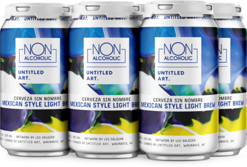 A pack of six cans of Non-Alcoholic Cerveza Sin Nombre (6pk) iced tea.
