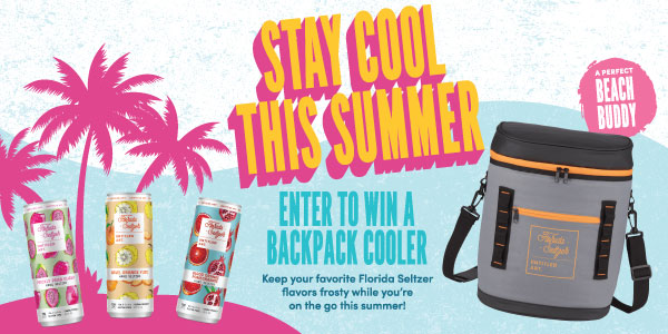 Stay cool this summer - enter to win a backpack cooler.