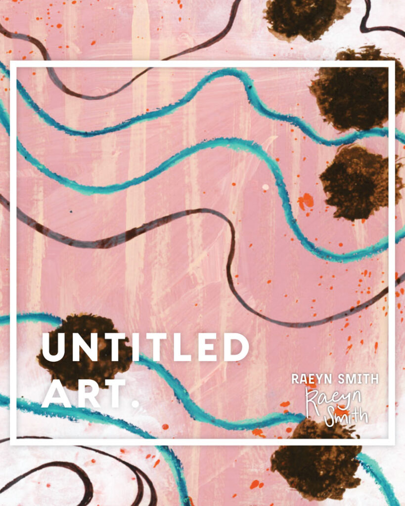 The cover of the book untitled art.