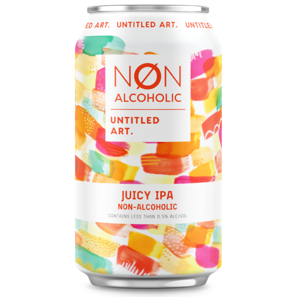 Non alcoholic juicy ipa can.