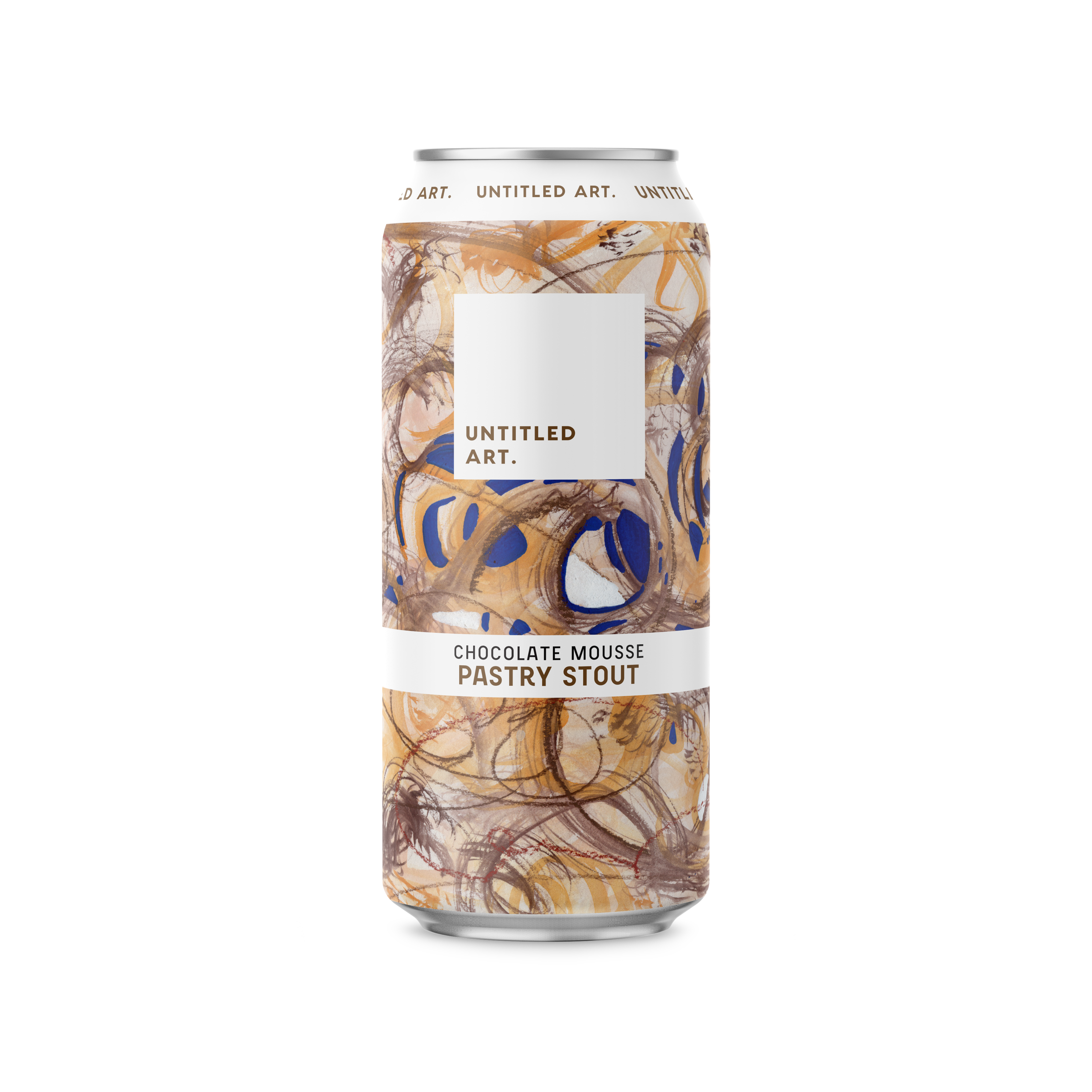 An image of a can of a drink with a swirled pattern on it.